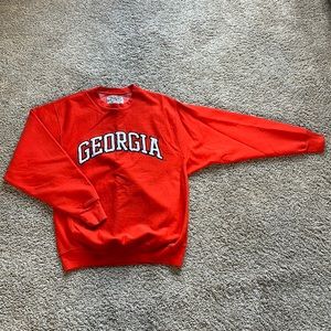 Georgia Orange Crewneck Sweatshirt